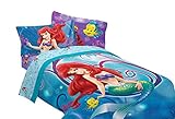 Disney Little Mermaid Shimmer and Gleam 72 by 86-Inch Comforter, Twin/Full [並行輸入品]