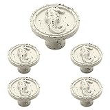 Franklin Brass PBF661C-254-C1 35mm Seaside Cottage Seahorse Kitchen Cabinet Hardware Knob, Vintage A
