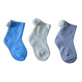 SKOLAベビースーパーソフト暖かい冬Cozyソックス、ベッドPlush Sleeping With Lovelyボール
