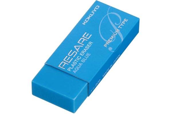 コクヨ 消しゴム リサーレ プレミアムタイプ 青 10個セット ケシ-90BX10