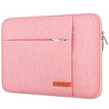 Lacdo 13インチ ノートPC用スリーブケース 対応機種 13インチMacBook Air M5 A3449 (2026)、M4 A3240 2025、M3 A3113、M2 A2681、M1 A2337 | 13" MacBook Neo A18 Pro A3404 (2026) | 13" iPad Pro M5 / iPad Air M3 保護ケース、桃