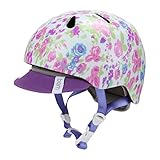 BERN バーン Nina ニノ S/M Satin White Floral Graphic サテンホワイトフローラルグラフィック VJGSWFV サイクリング ヘルメット [並行輸入品]