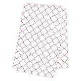 Trend Lab Coral Quatrefoil Deluxe Flannel Swaddle Blanket by Trend Lab [並行輸入品]