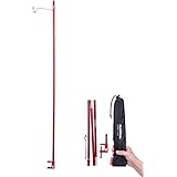 Naturehike 超軽量 アルミニウム合金製 ランタンポール コンパクト ランタンスタンド 折りたたみ式 ランタンハンガー ランタンフック付き 約230g