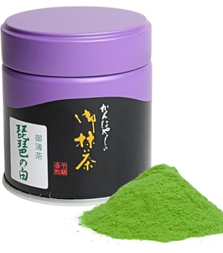 Amazon.co.jp: 上林春松本店 表千家不審庵猶有斎宗匠御好 抹茶 三日月