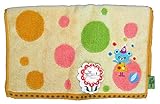 日繊商工 monumonu wonderland モヌベアドット ウォッシュタオル イエロー MN-5052