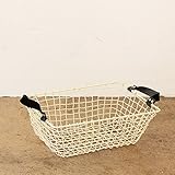 COCO WIRE HANDLE BASKET NO.04 IVORY