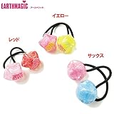 EARTHMAGIC(アースマジック)「コロコロスター」ヘアゴム【1604】【C】 F(フリーサイズ) サックス(42)