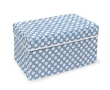 Badger Basket Company Double Folding Storage Seat, Blue by Badger Basket Company [並行輸入品]