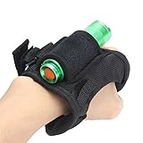 Hand Free Light Holder Glove For Outdoor Diving Led Flashlight (Usa)