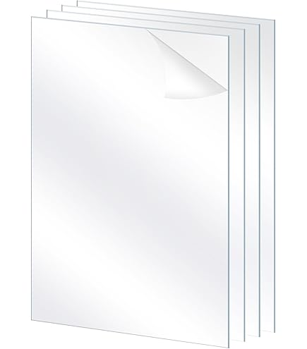 MECCANIXITY White ABS Plastic Sheet 8 X 8 X 0.04 Inch For Building Model, DIY Crafts, Panel, Pack Of 1 Pcs
