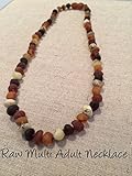 Baltic Amber Necklace for Adults Raw Multi by Baltic Amber [並行輸入品]