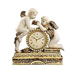 Design Toscano Chateau Carbonne Cherub Mantle Clock by Design Toscano
