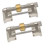 Perfk 固定 アングル サイドクランプ　2点セット　ホーニングガイド　チゼル　研ぎ器　プレーナー　シャープナー　 - ゴールド（真ちゅう）