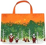 MONO工房 シロクマのキャンプ　レッスンバッグ autumn