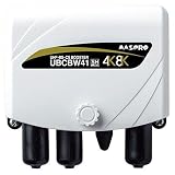 マスプロ電工:4K・8K衛星放送 3224MHz対応 41dB型 UHF＋BS＋CSブースタ(家庭用) 型式:UBCBW41