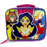 DC Comics Super Hero Girls Batgirl, Wonder Women and Supergirl Rectangular Insulated Lunch Box [並行輸入