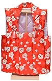 【雛人形】初節句祝着：桜花柄被布スタンド付 H【ひな人形】【被布】