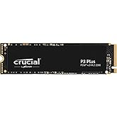Crucial P3 Plus 3D NAND NVMe PCIe M.2 SSD Drive, 2000 GB, Multicolor