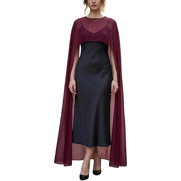 Amazon | Hotshawl カプレット レディース シフォン ケープ ショール Amazon | Hotshawl カプレット レディース シフォン ケープ ショール