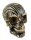 マオリ部族デザインHuman Skull Money Bank Piggy by things2die4