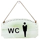 クリエイティブ木製ドアのSiGeバーサイン木製サインボードトイレB