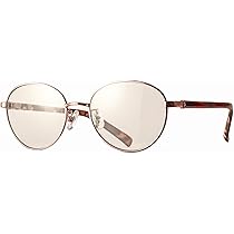 Amazon | メラニンサングラス レディース UV400 薄い色レンズ【目と肌