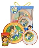 Zak Designs Go Diego Go 3ピース子供のセット