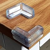 BEE&BLUE コーナークッション 家具の角に貼りやすい 超弾力 コーナーガード 優れたクッション性により赤ちゃんやお子様のケガから守る と バックアップ用 20個セット 透明