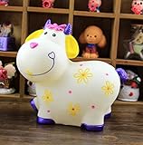 Large Cartoon Cow Sheep Piggy Bank Coin Still SavingsポットToy現金セーフお金ボックスSaving Bankキュート