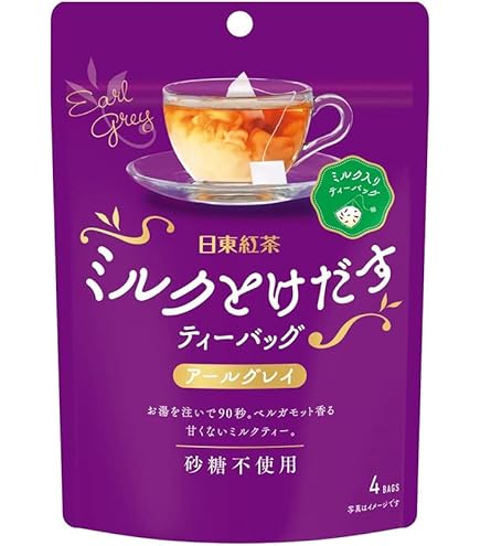 Amazon.co.jp: 三井農林 日東紅茶 ミルクとけだすティーバッグアイス