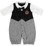 (ティノティノ)TinoTino フォーマル長袖ベビーロンパース【p5254】60cm ベスト黒