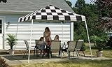 ShelterLogic 22549 12x12 SL Pop-up Canopy Checkered Flag Cover Black Roller Bag