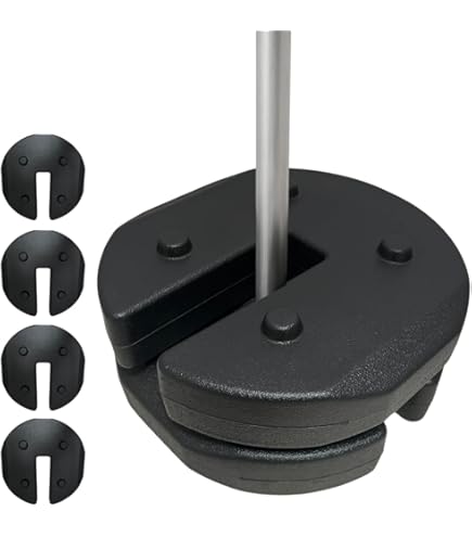 Amazon | WEIMALL テント 重り タープ 5㎏×4個セット 20kg おもり ウェイト イベント 屋外 キャンプ 防水 重ね置き 持ち運び  固定 簡単設営 TW02BK2 | ウェイモール (WEIMALL) | 自在金具 WEIMALL テント 重り タープ 5㎏×4個セット 20kg おもり ウェイト イベント 屋外 キャンプ 防水 重ね置き 持ち運