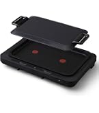 Amazon | ホットプレート 左右温度調整 2枚 ブラック WHPK-012-B