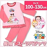 ディズニーツムツム Tスーツパジャマ 裾フリル 上下セット[371108043] 120cm ピンク