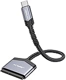 JSAUX SATA - USB Cケーブル (Thunderbolt 3対応)USB C 2.5インチ SATA III ハードドライバーアダプター アルミシェル 外付けコンバーター SSD/HDDデータ転送対応 グレー