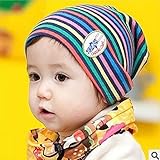 ニット帽子 ベビー帽子 可愛い棉帽子 かっこいい　４色 5点　ハート形柄 【5点】