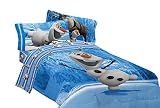 Frozen Olaf Made From Snow Bed Set - Comforter, Sheets, and Pillowcases - Full [並行輸入品]