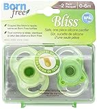 Born Free BPA-Free Bliss Natural Shape Pacifier, Neutral, 0-6M by BornFree [並行輸入品]