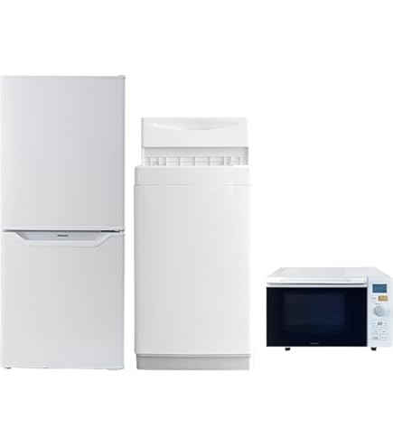 Amazon | [山善] 【新生活家電3点セット】 家電セット 冷蔵庫106L 洗濯