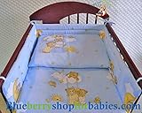 BlueberryShop 2 pcs BABY COT BED BUNDLE BEDDING SET DUVET+PILLOW COVERS matching cot bed 120 x 150 c