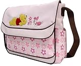 Disney Winnie the Pooh Large Diaper Bag (Pink Floral Flap Bag) by Disney