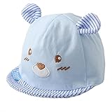 帽子 新生児 夏 ベビー 帽子 女の子 ハット クマ 耳 付き 綿 赤ちゃん 日よけ帽子 可愛い アニマル 熊 帽子 日よけ 出産祝い ベビー baby 子供 お出かけ アウトドア ビーチハット 紫外