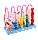 数字パズル ビーズコースター ビーズ メイズ ルーピング 玉そろばん うちの子天才かるい安全つみき 幼児 知育玩具