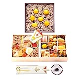 お食い初め 豪華 二段セット　日本橋正直屋　和食伝統料理の老舗　これ一つでお食い初めの儀式が出来ます (お食い初め二段＋栗入り赤飯))【今ならセット購入で1944円お得】