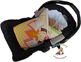 BlueberryShop Luxury Classic for CAR SEAT Swaddle Wrap Blanket Sleeping Bag for Newborn baby shower 