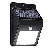 Solar Light [8 LED Upgraded Version] VersionTech Bright LED Weatherproof Wireless Solar Powered Moti