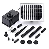 MOHOO 10V 2W 太陽光発電の噴水プールのウォーターポンプ庭ガーデン散水キット用