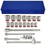 KT Pro Tools A6001SR 3/4" Drive 12-Point Socket Set [並行輸入品]